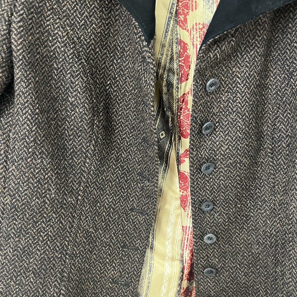 Peruvian Connection Matching Brown Wool Skirt And… - image 6